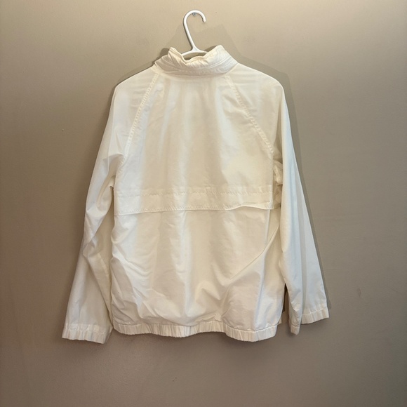 Vintage Coral Bay Ivory Wind Break Jacket w Hidden Hood - Picture 10 of 14